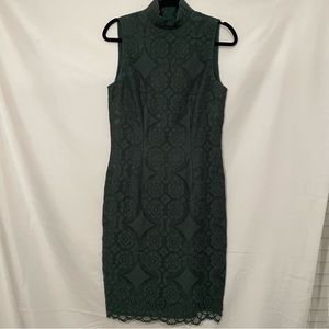 Emerald Green Lace Dress